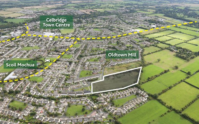 Press Release: Approx. 5.45 acres (2.21 hectares), Oldtown, Celbridge, Co. Kildare – Zoned Residential