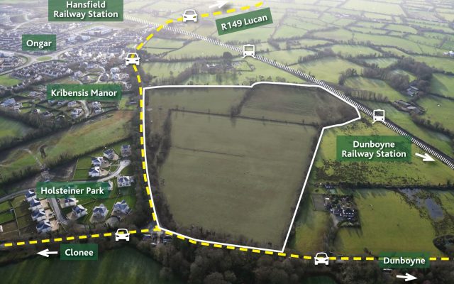 39 acres, Hilltown, Clonee, Co. Meath – “Prime landbank makes in excess of guide price”