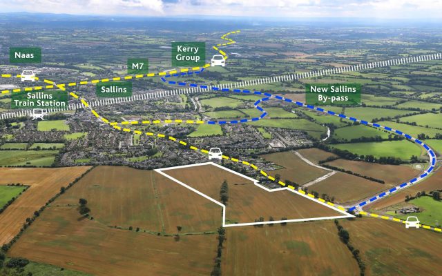 Zoned Industry & Warehousing – approx. 11.8 hectares (29 acres) at Clane Road, Sallins,             Co. Kildare.