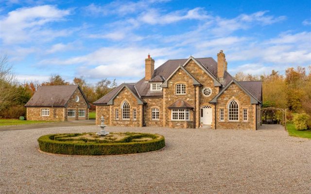 Tonaphúca, Punchestown, Naas, Victorian style residence on circa 7.8 acres (3.2 ha).