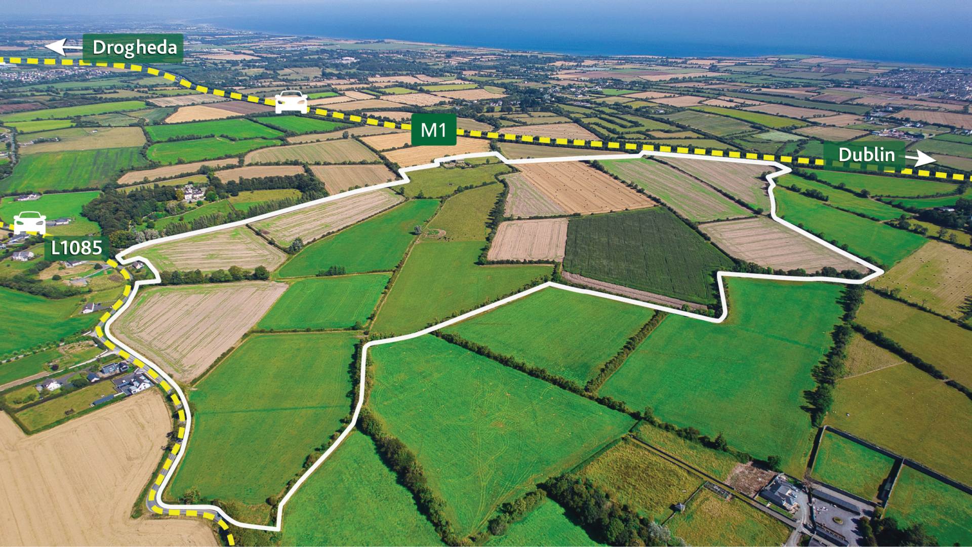 An exceptional farm of approx. 144 acres of good quality land & yard