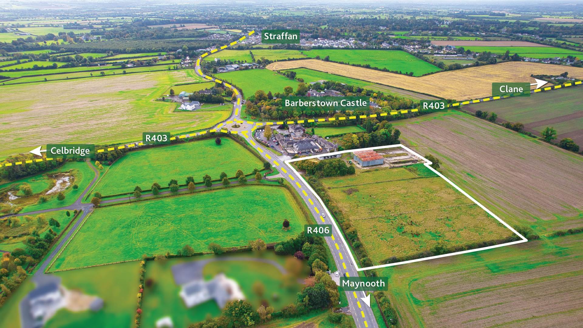SOLD – Approx. 5.5 acres at Barberstown, Straffan, Co. Kildare