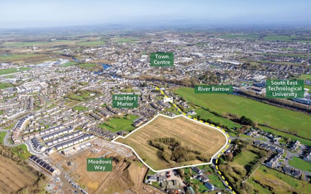Crossneen, Carlow Town – approx. 14 acres with F.P.P for 131 units